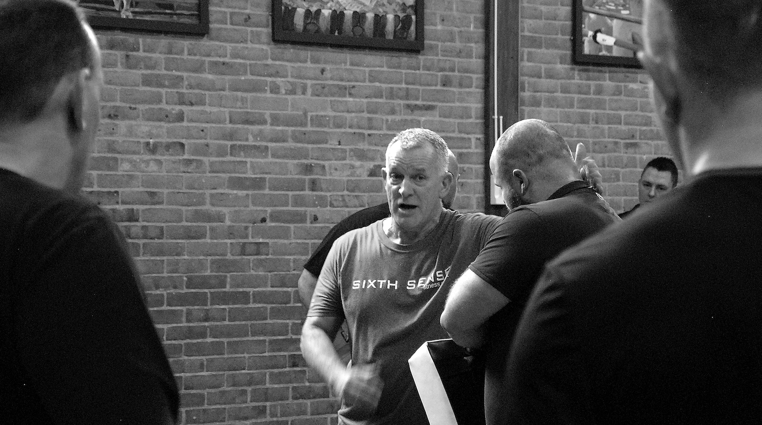 Ginge Teaching on our Self Defence Trainer Course