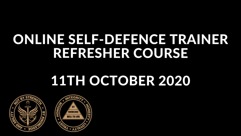 Online Self Defence Trainer Refresher Course 2020