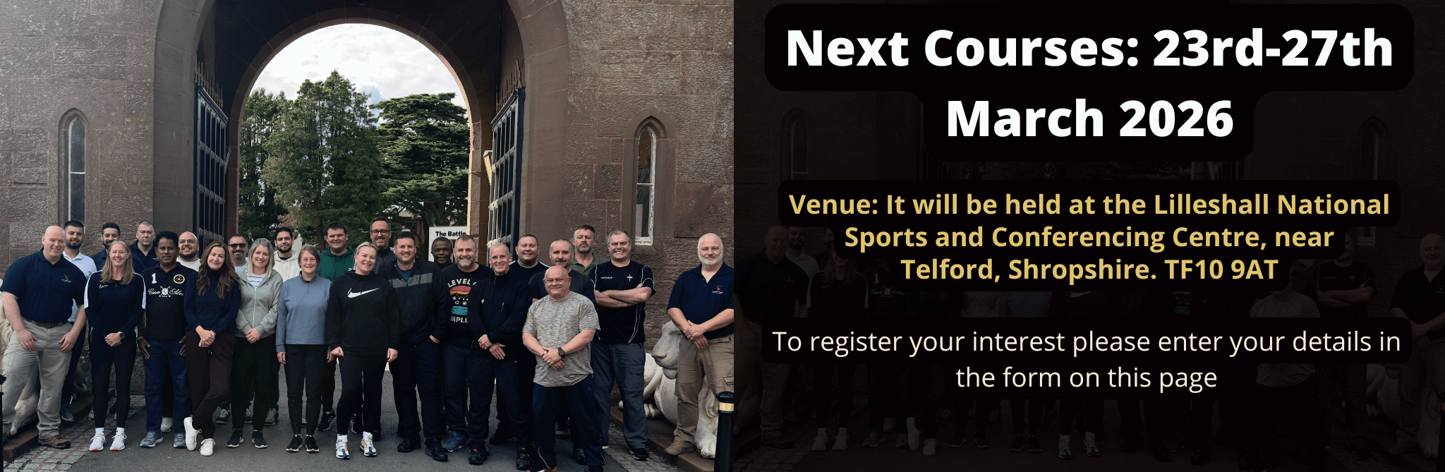 23rd-27th March 2026 - BTEC Level 3 Physical Restraint Instructor course