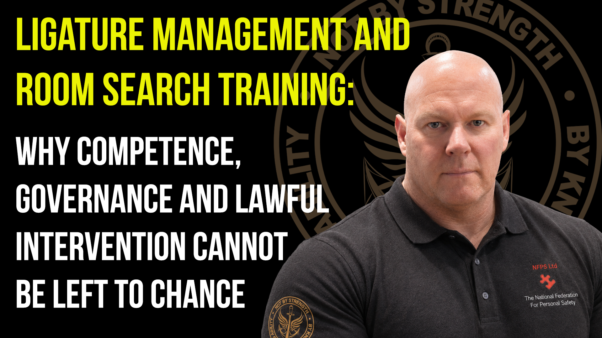 This image relates to a blog discussing the significance of Ligature Management & Room Search training